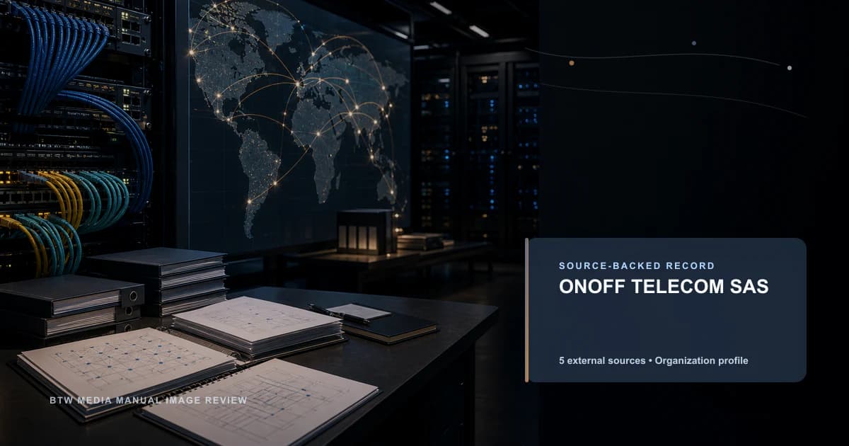 ONOFF TELECOM SAS public internet infrastructure profile editorial visual