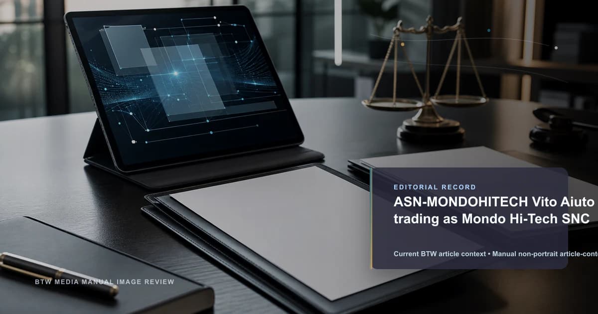 ASN-MONDOHITECH Vito Aiuto operando como Mondo Hi-Tech SNC