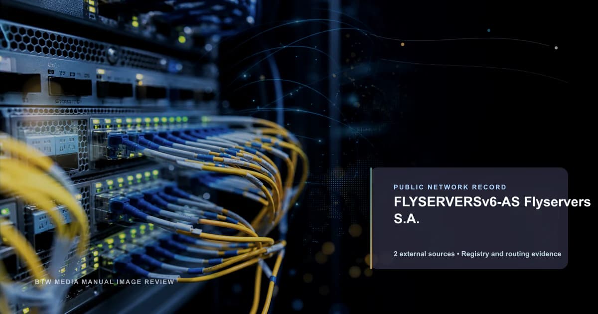 FLYSERVERSv6-AS Flyservers S.A.