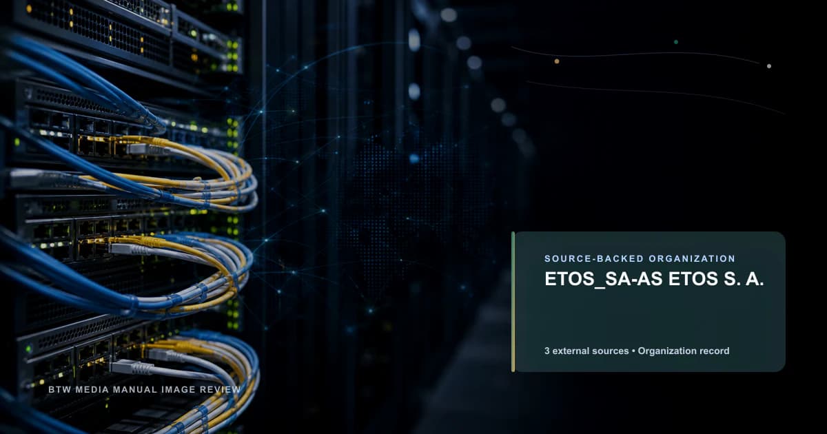 ETOS_SA-AS ETOS S. A.