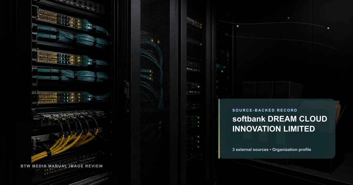 softbank DREAM CLOUD INNOVATION LIMITED