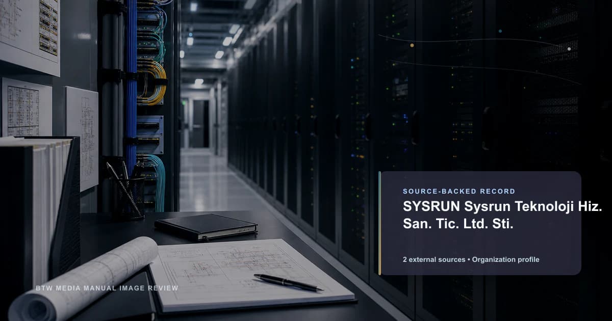 SYSRUN Sysrun Teknoloji Hiz. San. Tic. Ltd. Sti.