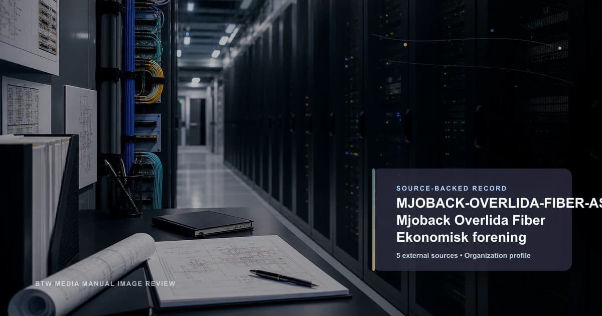 MJOBACK-OVERLIDA-FIBER-AS Mjoback Overlida Fiber Ekonomisk forening