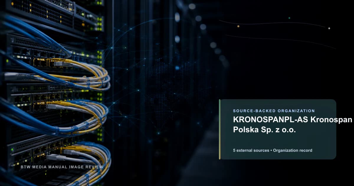 KRONOSPANPL-AS Kronospan Polska Sp. z o.o.