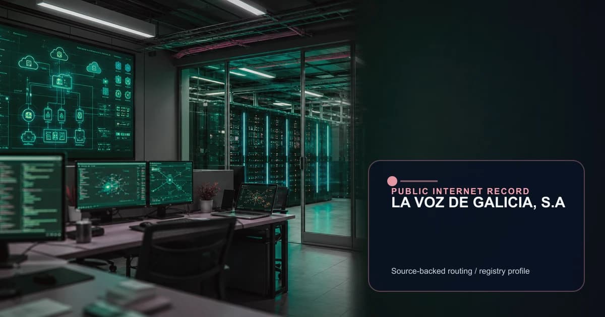 LA VOZ DE GALICIA, S.A public internet infrastructure profile editorial visual
