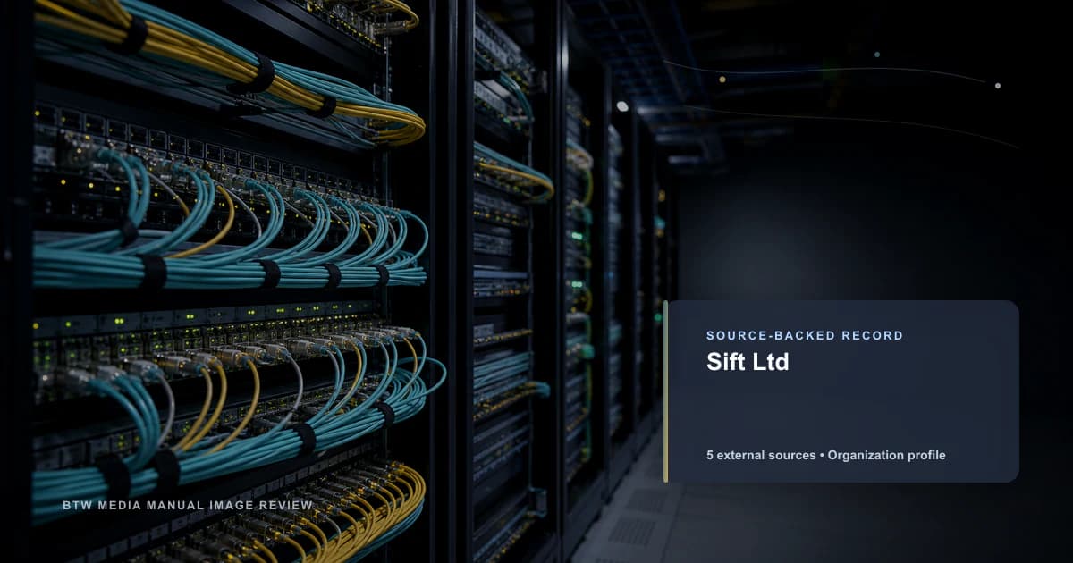 Sift Ltd public internet infrastructure profile editorial visual