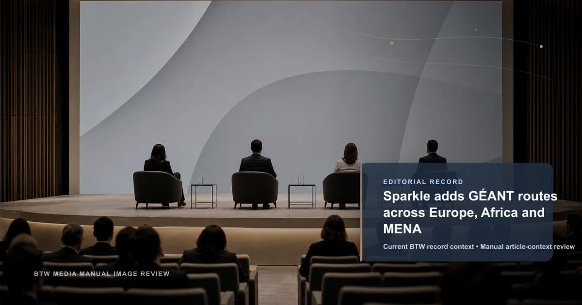 Sparkle agrega rutas GÉANT en Europa, África y MENA