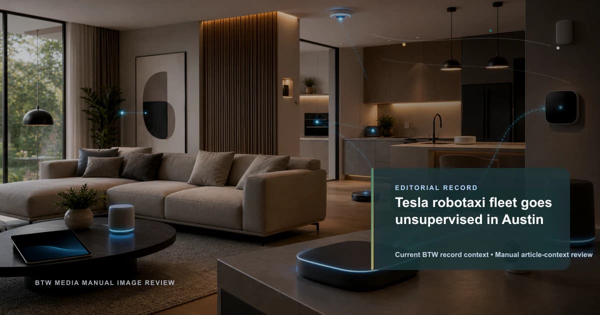 Tesla robotaxi fleet goes unsupervised in Austin reviewed editorial briefing visual