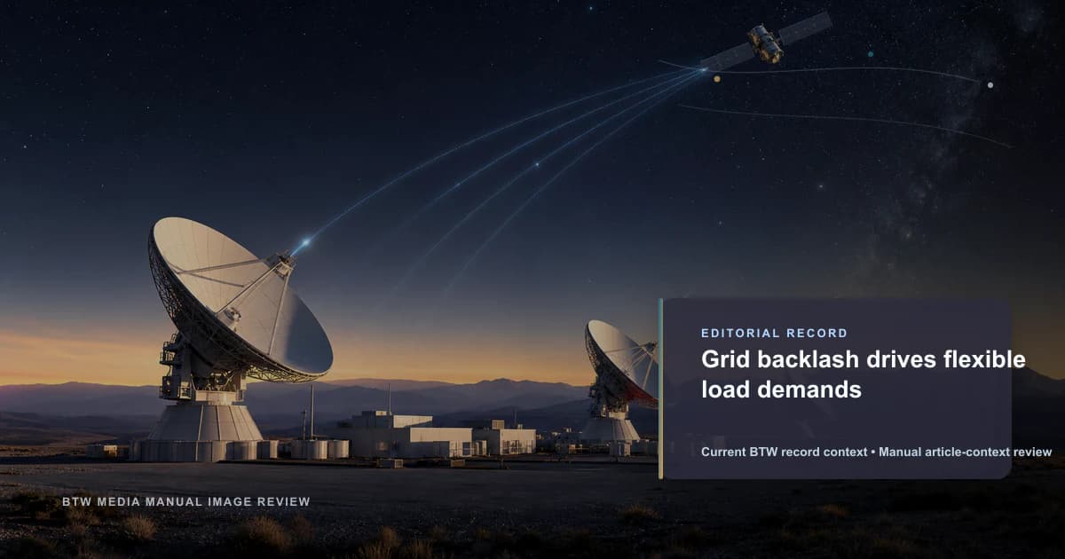 Grid backlash drives flexible load demands reviewed editorial briefing visual