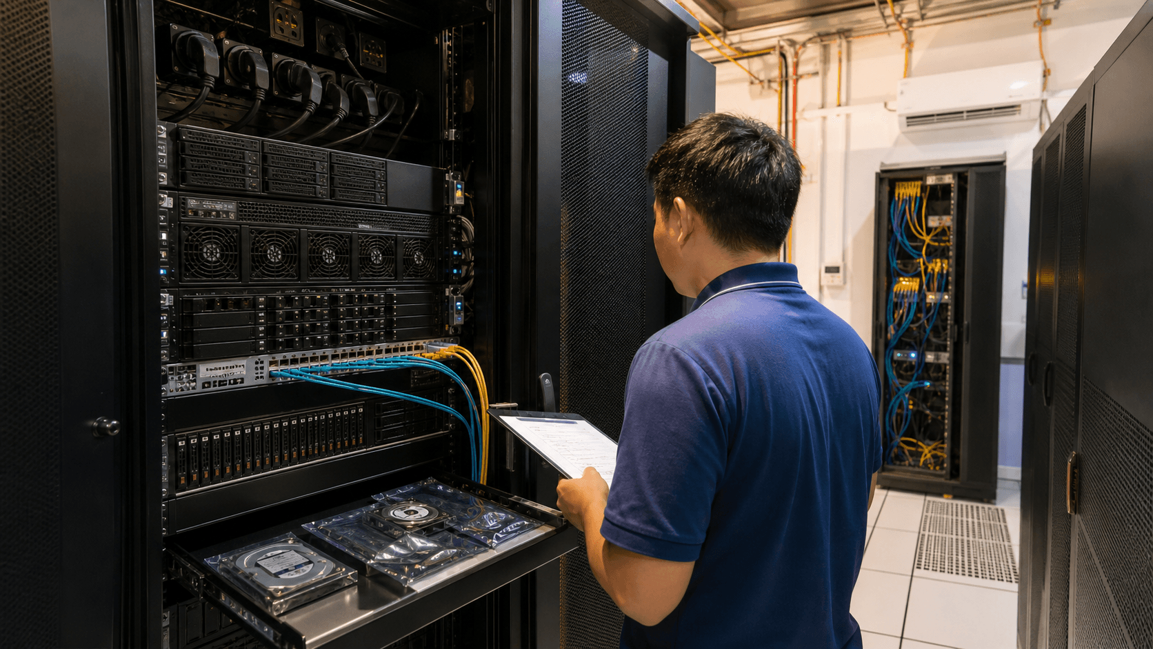 Phu Yen Physical Server Company Limited vende capacidade hospedada que ainda depende de racks, trânsito e janelas de reparo