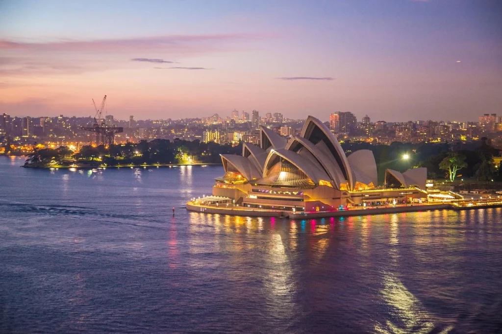An-aerial-shot-of-the-Sydney-Opera-House