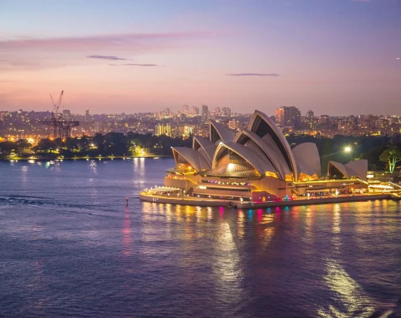 An-aerial-shot-of-the-Sydney-Opera-House