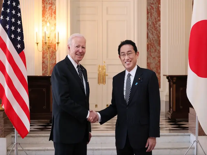 Fumio Kishida Joe Biden