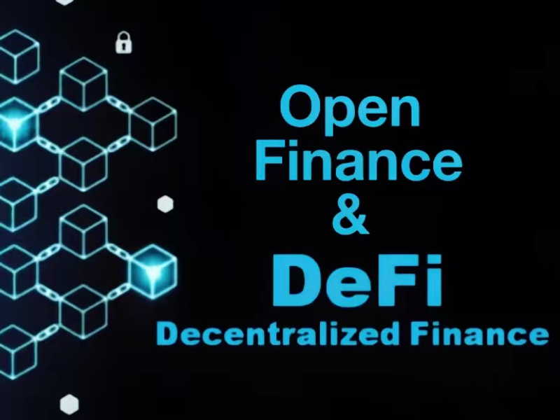 Open finance and DeFi