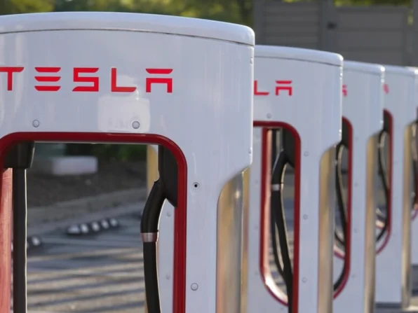 Tesla charging piles