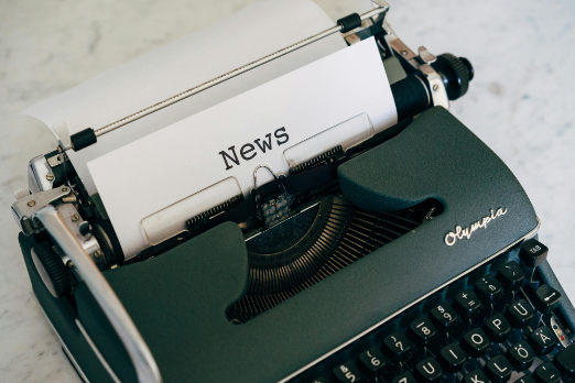 news, typewriter