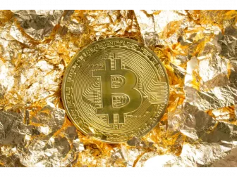 bitcoin-coin-golden-foil-pieces-around-decorative-background