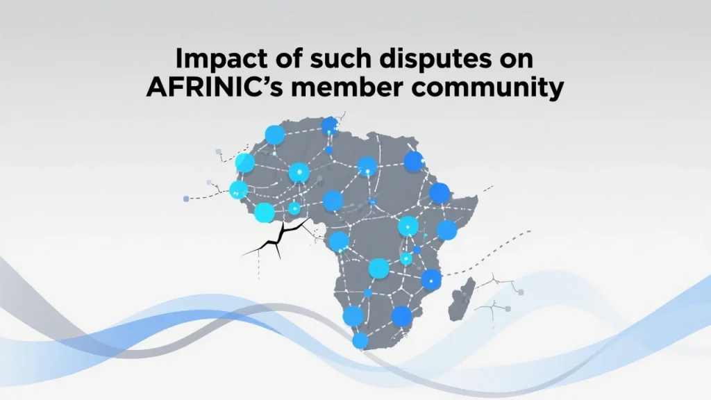 Impact of such disputes on AFRINIC’s member community AFRINIC 7.29
