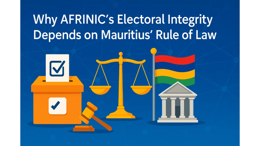 AFRINIC’s electoral integrity depends on Mauritius’ rule of law AFRINIC September 2025 election-AFRINIC governance crisis