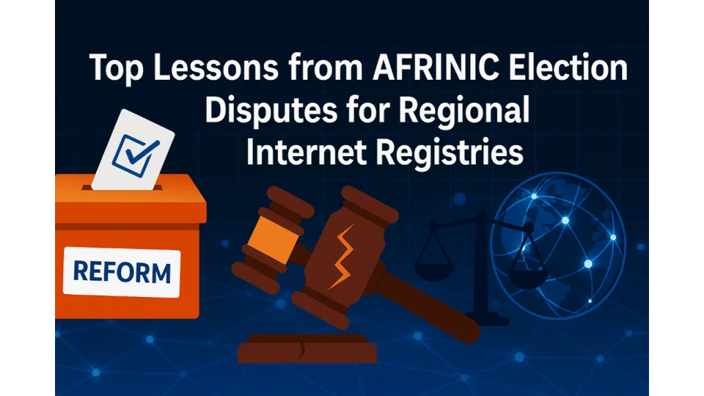 AFRINIC election disputes-AFRINIC governance crisis