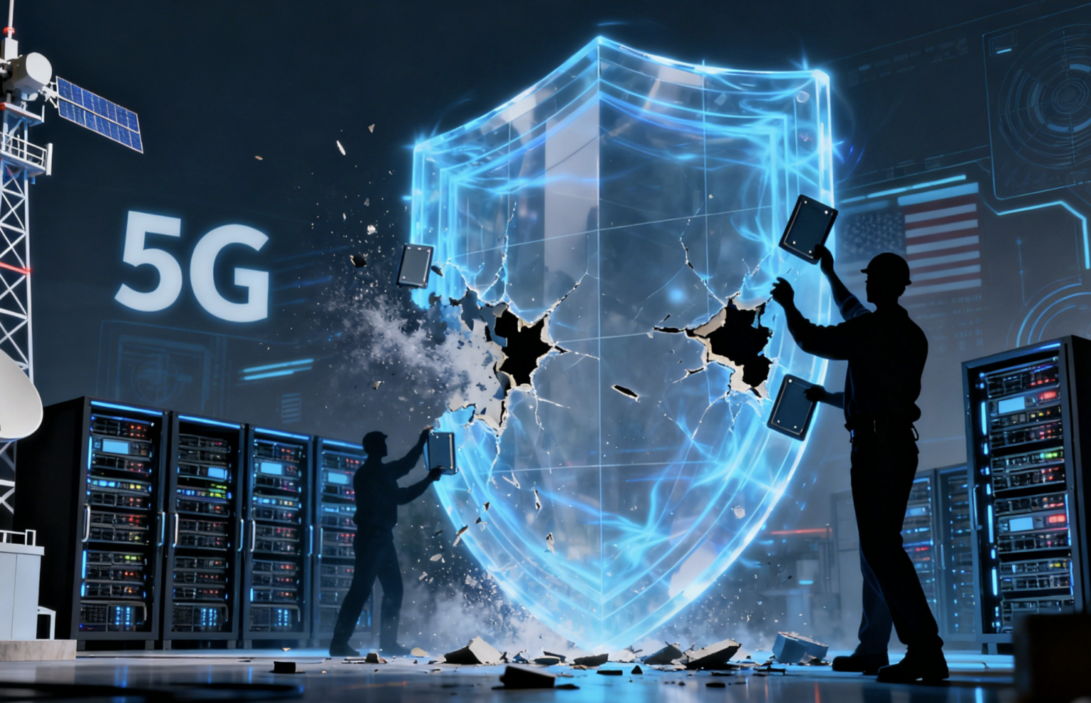 US telecom giants at risk as Federal Communications Commission scraps key cyber-security ruling FCC scraps telecom cybersecurity rules US carriers at risk