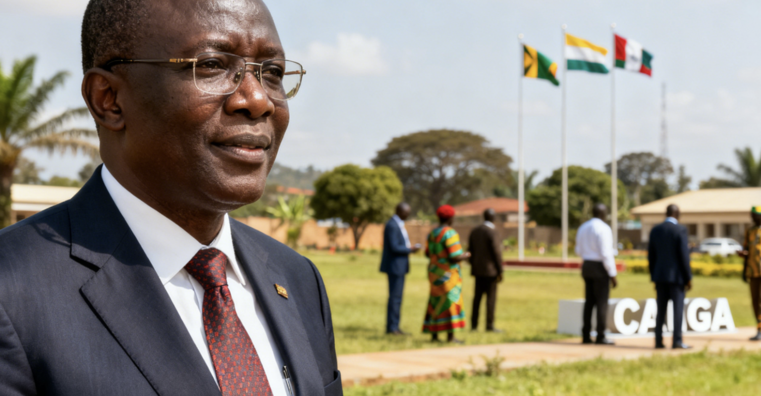 CAIGA is a ‘quiet coup’ according to African internet community Abstract visual of African cross-border collaboration and transformation