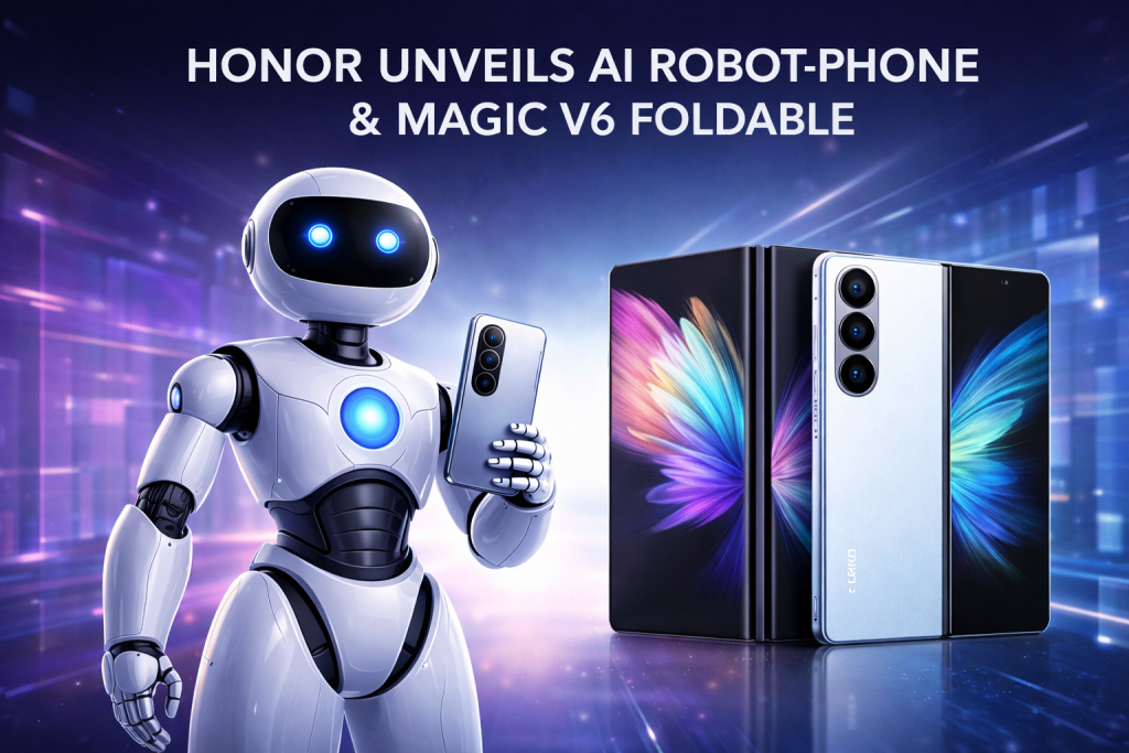 Honor unveils AI Robot-Phone and Magic V6 foldable Honor-unveils-its-AI robot-phone-and-Magic-V6-foldable